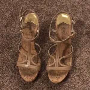 Nude Michael Kors wedges